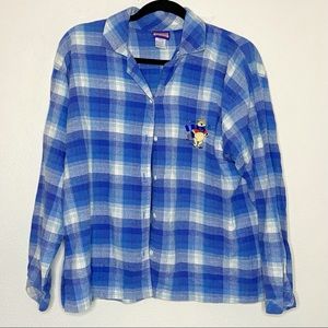 Plaid Winnie the Pooh shirt